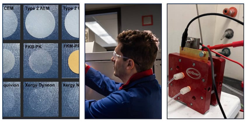 Images from Kamcev lab research